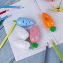 carrot plastic student pencil sharpener pencil cutterschool station-OZ