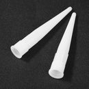 6pcs Caulking Nozzle Plastic Glass Glue Nozzle Structural Glue Mouthes