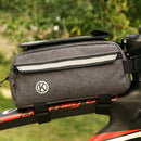 Waterproof Pannier Top Tube Bag Double Pouch Bicycle Cycling Organizer Saddle