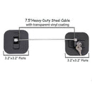 Refrigerator Strong Adhesive Lock for Cabinet File Drawer Window Child Safe T5E6