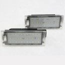 1X(2Pcs Car LED Number License Plate Light For Renault Megane 2 Clio Laguna