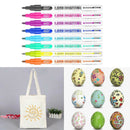 8/12 Color Metallic Markers Glitter Writing Doodle Dazzle Pen Mark 8 Colors