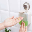 2019 Waterproof  Suction Cup Soap Dispenser Wall Mounted ABS Box For Bathroom