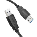 Super Speed USB to USB Cable Type A Male to Male Extension Cable for Hard Disk