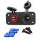Car Charger Dual USB Port Splitter 12V-24V Socket Power Cigarette Lighter Outlet