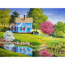 Full Round Drill 5D DIY Diamond Painting House Wall Picture Mosaic (B122)