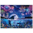 Sunrise Mountain DIY Full Drill Round Diamond Painting Embroidery Kit Craft