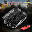 2pcs Hard Transparent Clear Case Protective Cover Shell for Nintendo Switch Game