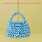 Ribbon Hand-woven Women Handbag Ladies Crochet Handmade Totes Clutch Bags