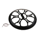 10" Car Speaker Horn Grill Decorative Cover Waterproof Black with Light