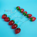 Strawberry Battery Operated LED String Lights Decoration For Christmas Wreath