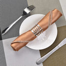 12pcs Napkin Rings Serviette Holder Dinner Wedding Towel Ring Party Table Decor
