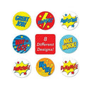 500 Stickers Per Roll Nice Work&Great Job Stickers Designs Cute Students Ki J1Z4