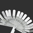 16 Blades Stainless Steel Feeler Measurement Tool Metric Imperial Durable Useful