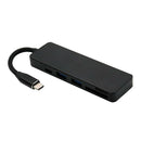 Aluminium USB C 3.1 Hub 5in1 Adapter USB3.0 +Charging Port+ Card Reader Port