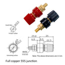 8PCS Stud Premium Remote Battery Power Junction Post Connector Terminal K IKH