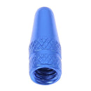 5pcs Bicycle Presta High Aluminium Pressure Valve Caps Dust Covers (Blue)