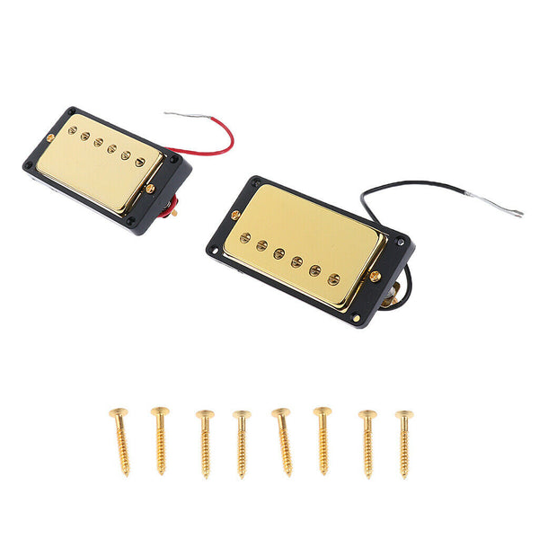 Golden Sealed Humbucker Pickup Set For Gibson Les Paul Electric Guitar Parts NEW