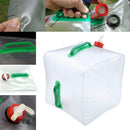 2 Pack 5.28 Gallon Collapsible Water Storage Container Carrier, Outdoor Camping
