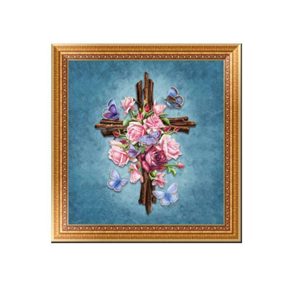 Embroidery 5D Diamond Painting DIY Flower Cross Stitch Home Wall Decor