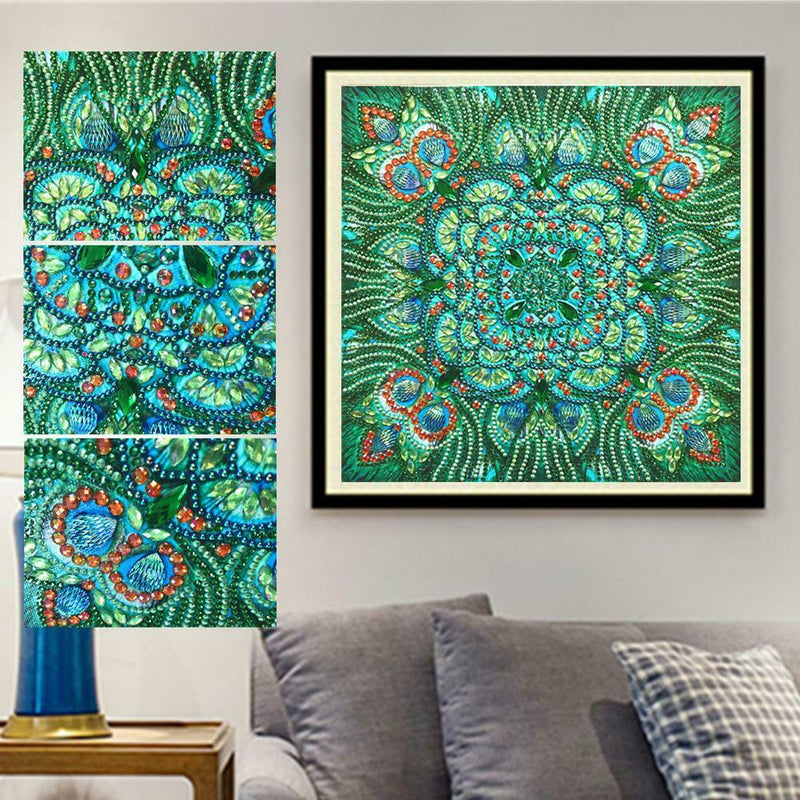 5D DIY Special-shaped Diamond Painting Flower Cross Stitch Embroidery Kit