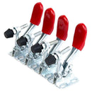 4pcs Red Toggle Clamp GH-201A 201-A Quick Release Tool Horizontal Clamp Hand LJ