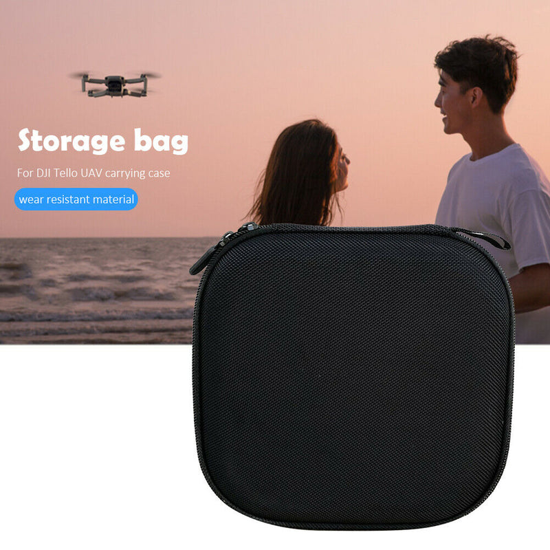 For DJI Tello RC Drone Carrying Case Dual Zipper Protective Storage Bag Black