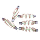 5pcs Metal Fishing Feeders Bait Thrower Spring Coil Inline Method Feeders L