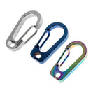 3pcs Titanium Alloy Carabiner Clip Snap Hook Keychain Camping Outdoor Tools