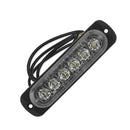 12V-24V 6LED Light Flash Emergency Car Vehicle Warning Strobe Flashing Whit