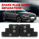 6pcs Billet Aluminum Ignition Spark Plug Wire Separators Dividers 7mm 8mm 9.5mm