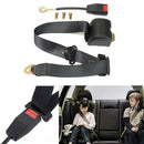 1 Set 3 Point Safety Seat Belt Straps Car Truck Heavy Duty Adjustable Belt