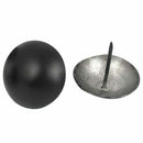 Metal Round Pin Furniture Decorative Domed Nails 4cm Dia Black 4Pcs X9M6