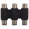 5X(3 RCA PHONO FEMALE SOCKET COUPLER EXTENSION ADAPTER R9A1)