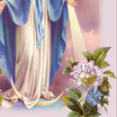 DIY 5D Diamond Painting Embroidery Cross Crafts Stitch Decor Virgin Mary