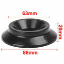 8pcs Black Vertical Piano Caster Cups Protector Rubber Pad Anti-Shock  LLD PDT