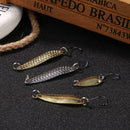 31pcs Metal Artificial Sequins Fishing Lure Hard Bait 132g with Single Hook