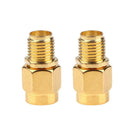 2pcs Coaxial RF Adapter Connector SMA Female to RP-SMA Male