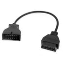 Black Practical Connecting Repairing Diagnostic Cable Durable Testing For GM