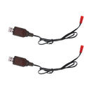 2x Premium USB to JST-2P NI-MH Battery Charging Cable for RC Toys Drone