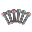 6Pcs Bicycle Handlebar Stem Screw M5*18mm Bike Fixed Gear Stem Riser BoltsB_kz