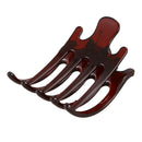Women Lady Girls Non Slip Grip Large Claw Hair Clip Clamp,Coffee