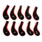 Neoprene Long Sleeve Zipper Golf Club Iron Putter Head Cover Black+Red