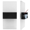 Warm Lighting Lamps LED Wall Light Up Down Cube Indoor Outdoor Sconce Fixture