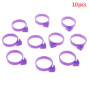 10 loaded silicone retaining ring Pastry bags Cable tie sealing ring pastry b BX