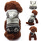 Small Dog Fleece Warm Clothes Winter Snow Jacket Hoodie Lined Snow Suit L