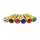 6pcs/Pack Copper Multi-colored Guitar Bridge Pins for Acoustic Guitar Parts
