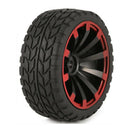 4 Pieces 64mm Rubber On Road Tyre Drift Tires Wheel Rim 12mm Hub for 1/10 HSP