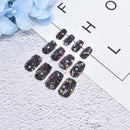 12Pcs/set Full Cover nails Reusable Short False Nails Tips Decoration Too_