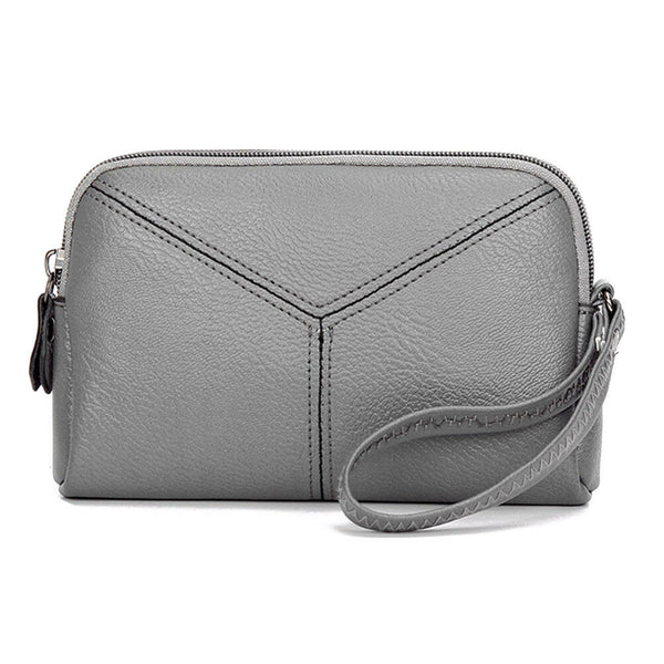 Women PU Leather Mini Phone Bag Card Coin Clutch Handbag Satchel Purse Wallet